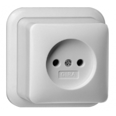 GIRA WANDCONTACTDOOS ENKEL ZW MET MONTAGEPLAAT GIRA WANDCONTACTDOOS ENKEL ZW MET MONTAGEPLAAT
