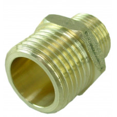 MESSING VERLOOPNIPPEL 3/4X3/8'' BUIXBUI