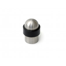 DEURSTOPPER V RONDE BOVENKANT 29X50MM RVS