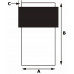 DEURSTOPPER V RONDE BOVENKANT 29X50MM RVS