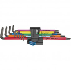 967/9 TX XL MULTICOLOUR HF 1 STIFTSLEUTELSET MET VASTHOUDFUNCTIE, LANG