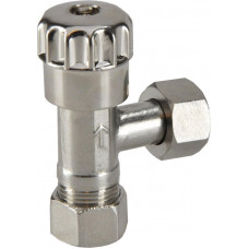 HOEKSTOPKRANEN 3/8"X 12 MM KNEL CHROOM