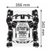 BOSCH ACCU BOUWRADIO POWERBOX 360 BATTERIJ EN AUX