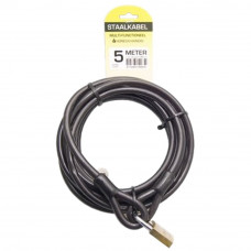 TERRASKABEL 5MTR 10MM SMOKEKL.