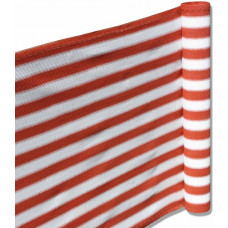 BALKONDOEK 81CM ROOD/WIT