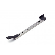 RAAMUITZETTER VERSTELBAAR 30CM RVS FINISH