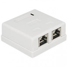 UTP CAT6 OPBOUW DOOS WCD WIT CB