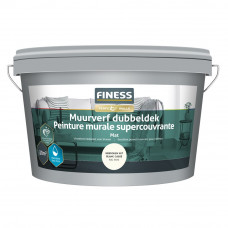 FINESS MUURVERF DUBBELDEK RAL 9010 2,5 LITER FINESS MUURVERF DUBBELDEK RAL 9010 2,5 LITER