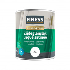 FINESS AQUA LAK ZIJDEGLANS WIT 750 ML FINESS AQUA LAK ZIJDEGLANS WIT 750 ML