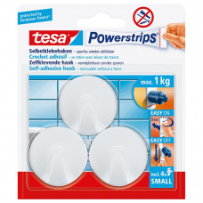 TESA POWERSTRIPS® HAKEN SMALL ROND WIT TESA POWERSTRIPS® HAKEN SMALL ROND WIT