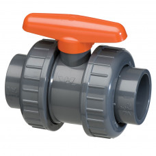 PVC KOGELKRAAN 32MM MET 2 WARTELS