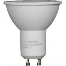 LED LAMP MR-16 1W( 80 LUMEN) / GU10 3000 KELVIN