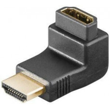 HDMI HAAKSE ADAPTER 90GR GOLD