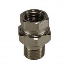 RADIATORKOPPELING 1/2'' RECHT VERNIKKELD