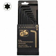 TORX HAAKSE STIFTSLEUTELSET T10-T15-T20-T25-T27-T30-T40-T