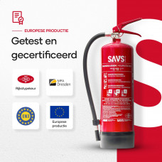 SAVS BRANDBLUSSER POEDER 6 KG ABC