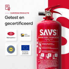 SAVS BRANDBLUSSER POEDER 2 KG ABC