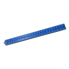 DUIMSTOK 1 METER, 4 DELEN BLAUW