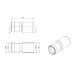 PVC VERLOOPMOF 40X50 LIJM X MANCHET TBV DOUCHEGOOT