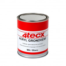 4TECX ACRYL GRONDVERF WIT 0,75LTR 4TECX ACRYL GRONDVERF WIT 0,75LTR
