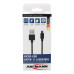 ANSMANN DATA & OPLAADKABEL USB A - MICRO USB 2 METER ZWART ANSMANN DATA & OPLAADKABEL USB A - MICRO USB 2 METER ZWART
