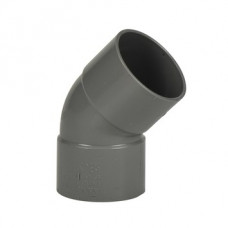PVC LIJM BOCHT 45GR. 90MM GRIJS MOF/MOF PVC LIJM BOCHT 45GR. 90MM GRIJS MOF/MOF