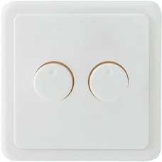 PEHA DUO DIMMERKNOP+ AFDEKRAAM VOOR DUO LED DIMMER