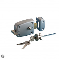 CISA BIJZETSLOT MAT/NIKKEL + TREKKERKNOP ZILVER 60 MM CISA BIJZETSLOT MAT/NIKKEL + TREKKERKNOP ZILVER 60 MM