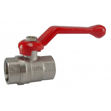 KOGELKRAAN+ALU.HENDEL 3/8 " BIN. X 3/8" BIN.