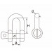 D-SLUITING 06MM RVS PER ST. GELABELD D-SLUITING 06MM RVS PER ST. GELABELD