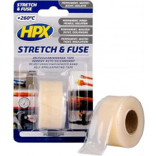 STRETCH & FUSE ZELFVULKANISERENDE TAPE - TRANSPARANT 25MM X 3M