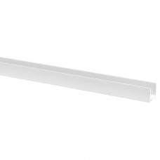 U-PROFIEL KUNSTSTOF (PLAAT < 12 MM) 12X15MM WIT 260CM