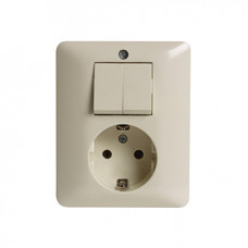 PEHA INB INBOUW COMBI.SERIE+RA CREME